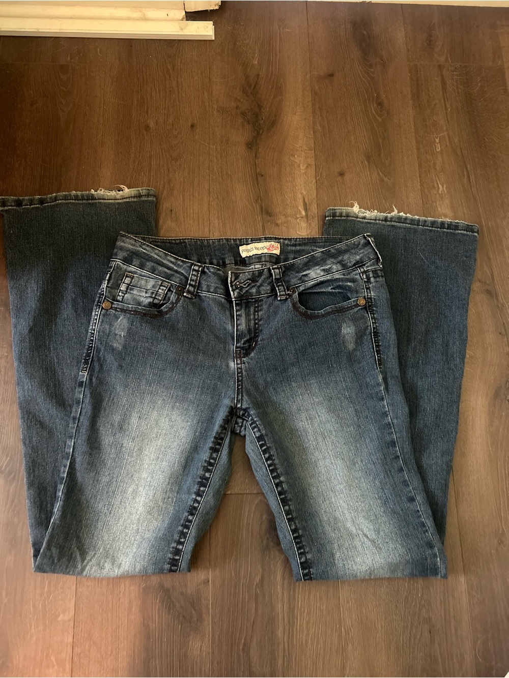 Paris Blues Women's Faded Blue Bootcut Jeans size 11
